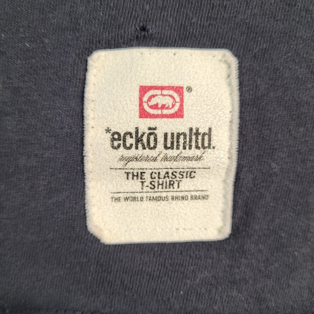 Ecko Unltd T-Shirt Mens XL Black Graphic Print Streetwear Urban Cotton Tee - Picture 6 of 13